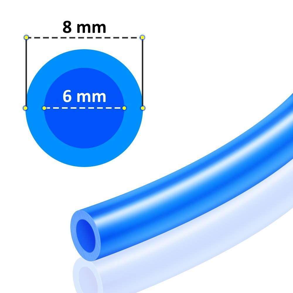 Polyurethane Hose 6×8 mm – Pu Pneumatic Blue – 1 meter - Image 4