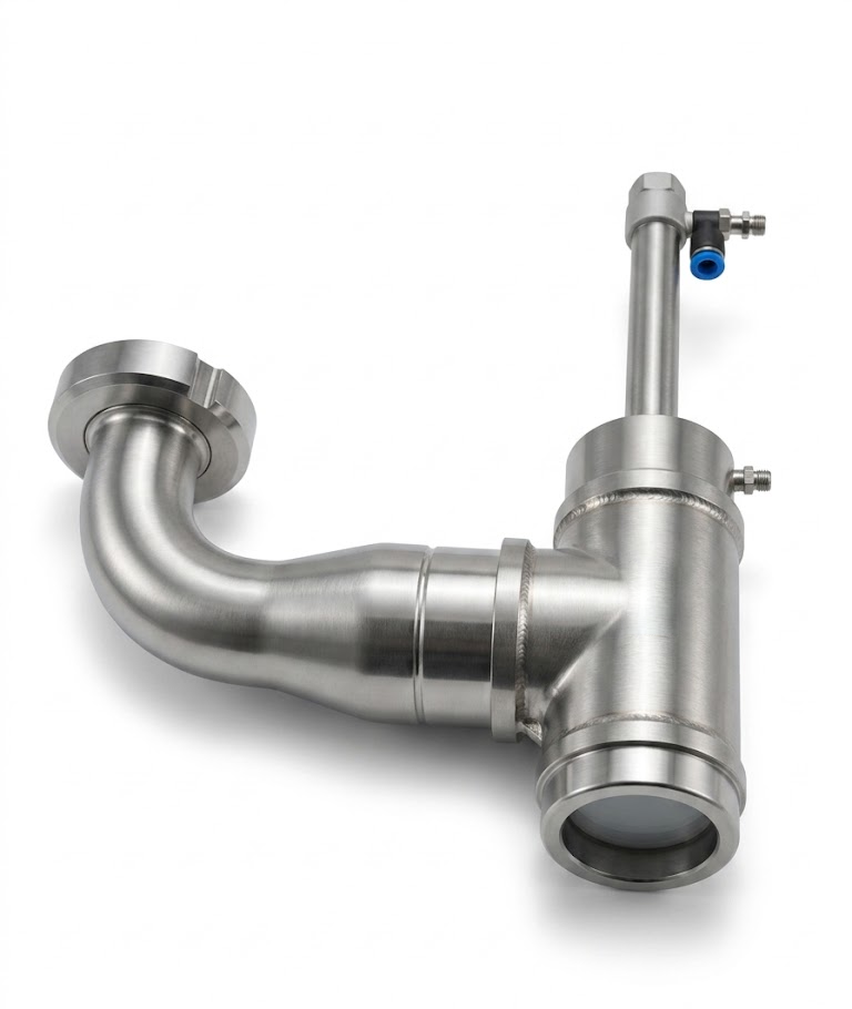 2" Stainless Steel Dense Product Filling Nozzle (Ketchup, Mayonnaise, Sauce Filling Head)