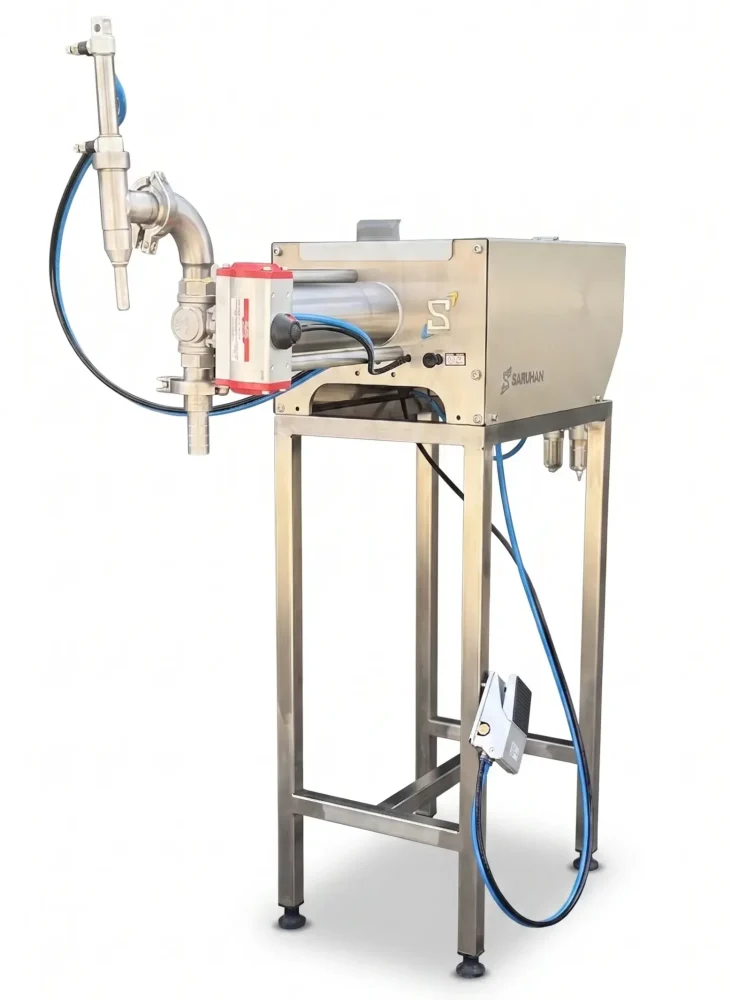 SFP-YTD1000 Stainless Steel Pneumatic Horizontal Liquid Filling Machine (100-1000ml) - Image 2